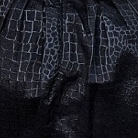 Mossimo Pleated Snakeskin Flounce Skirt, Sz. XS - Picture 3 of 4